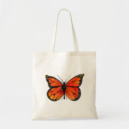Monarch-Schmetterling auf Taschen-Tasche Tragetasche