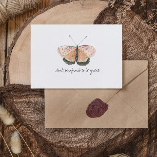 Monarch-Schmetterling im Wasserfarb-Stil Postkarte