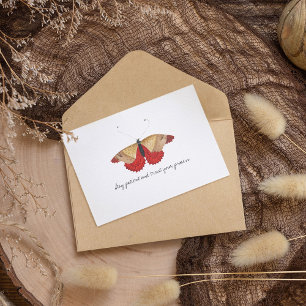 Monarch-Schmetterling im Wasserfarb-Stil  Postkarte