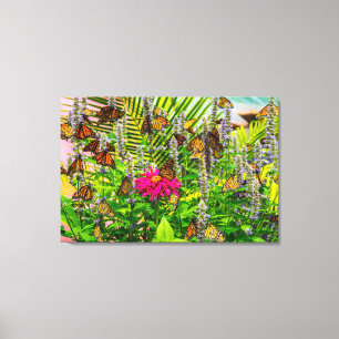 Monarch-Schmetterlinge 36 x 24 Stretchleinwanddruc Leinwanddruck