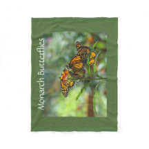 Monarch-Schmetterlings-Designer-Fleecedecken