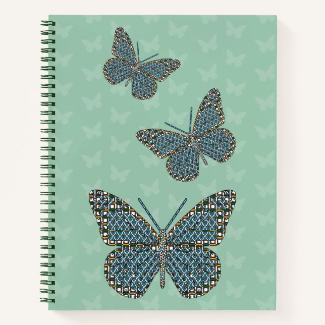 Monarch Spiral Notebook Notizbuch (Vorderseite)