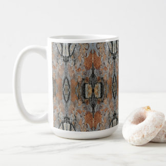 Monarch Tree Bark Patterned Kaffeetasse