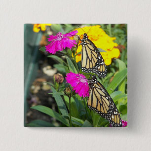 Monarch Twins #2 Button
