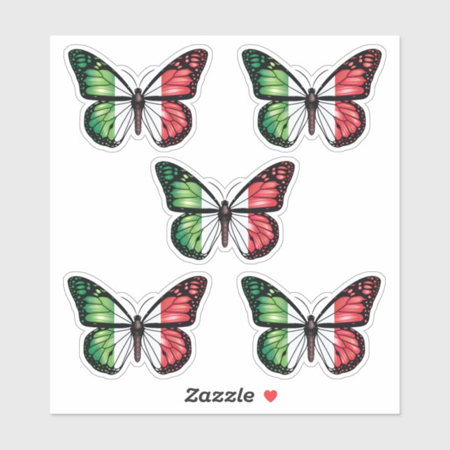 Monarchfahne Aufkleber (Blatt)