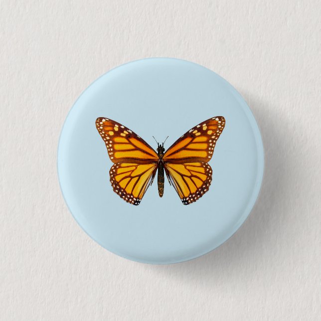 Monarchfalter Button (Vorderseite)