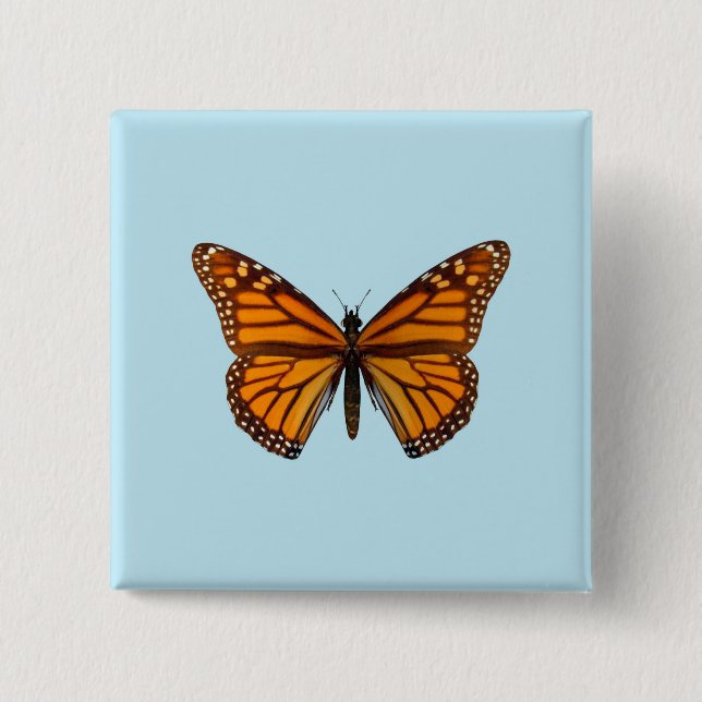 Monarchfalter Button (Vorderseite)