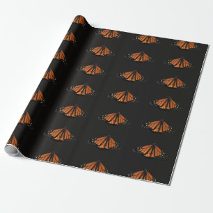 Monarchfalter in der Tonart Orange Geschenkpapier