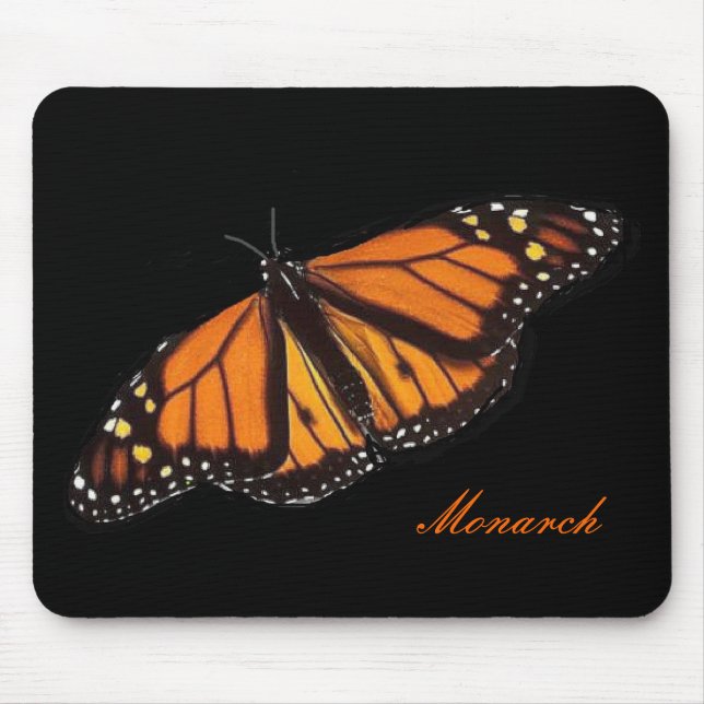 Monarchfalter-Mausunterlage Mousepad (Vorne)