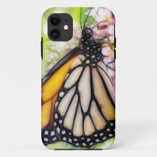 Monarchfalter-nippender Nektar Case-Mate iPhone Hülle (Rückseite)