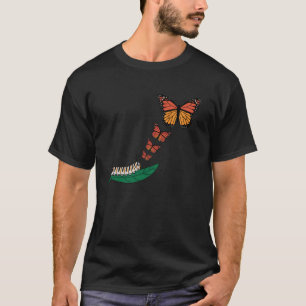 Monarchfalter-Raupen-Metamorphose Lange S T-Shirt