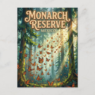 Monarchfalter-Reservat Mexiko Postkarte