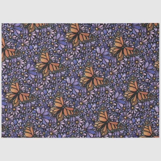 Monarchfalter                                      seidenpapier (Vorderseite)