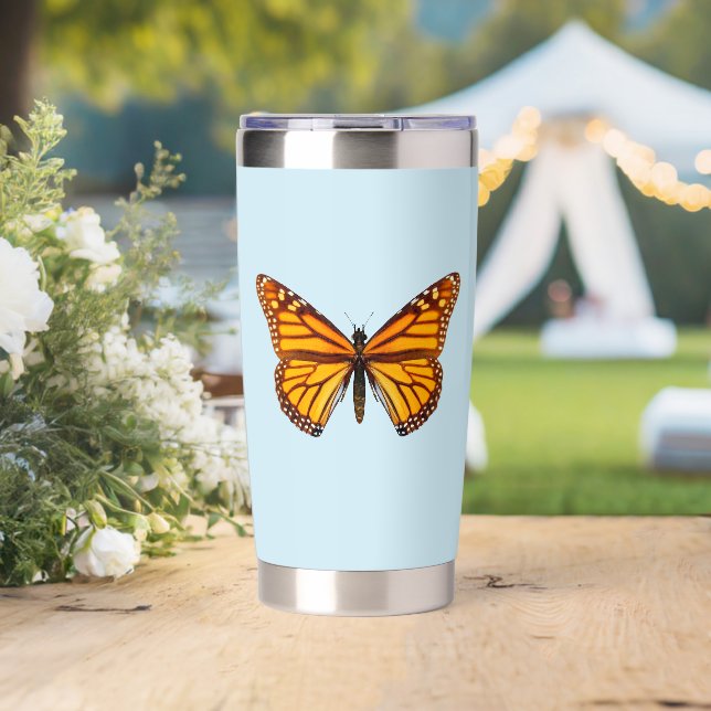 Monarchfalter Thermobecher (Hochzeit (gedreht))