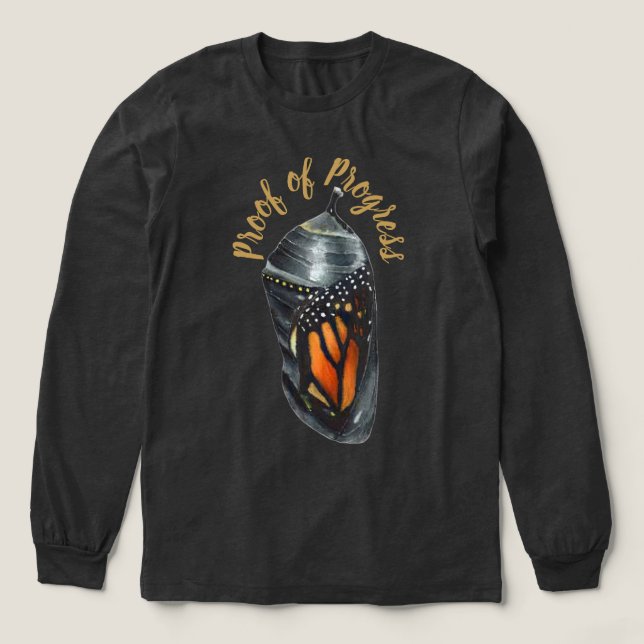 Monarchfalter Tri-Blend Shirt (Design Vorderseite)