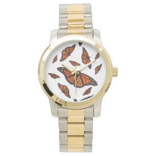 Monarchfalter-Uhr (wählen Sie Farbe) Armbanduhr