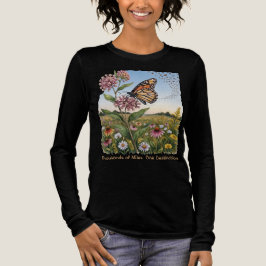 Monarchfalter-Wanderung Tri-Blend Shirt