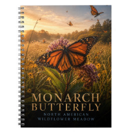 Monarchfalter-Wildblumenwiese TIER Notizblock