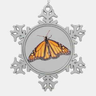 Monarchfalter ~ Zinnverzierung Schneeflocken Zinn-Ornament