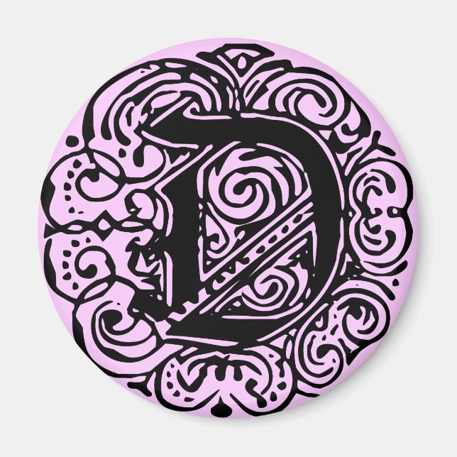 Monarchia Black "D" Magnet (Vorne)