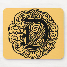 Monarchia Black "D" Mousepad