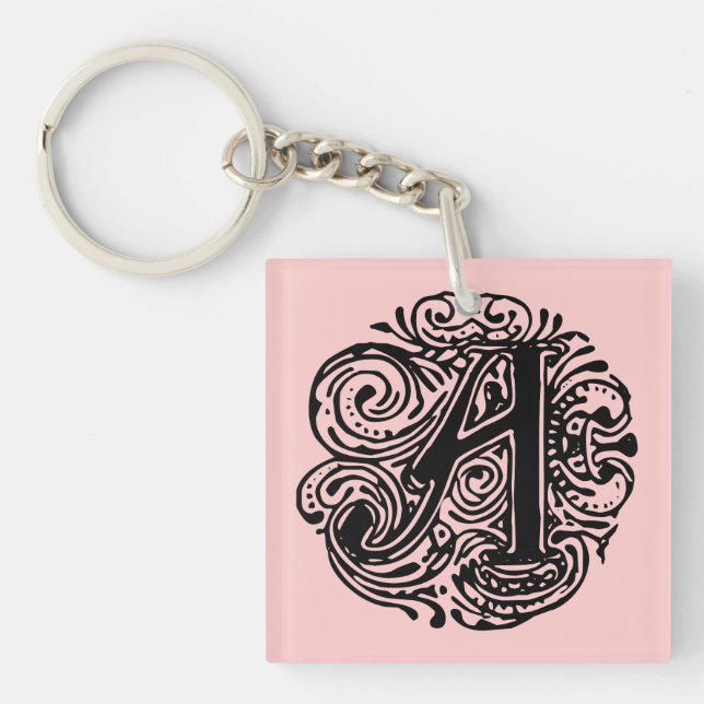 Monarchia Black Letter "A" Schlüsselanhänger (Vorderseite)