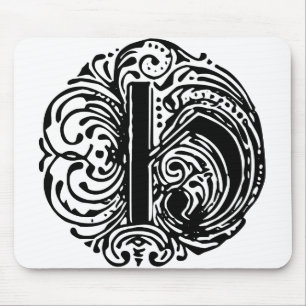 Monarchia Buchstabe "H" Mousepad