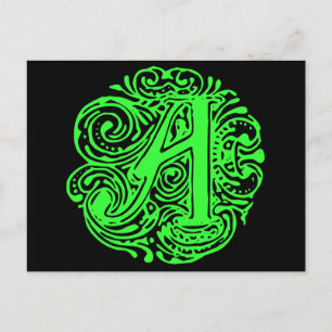 Monarchia Grün "A" Postkarte