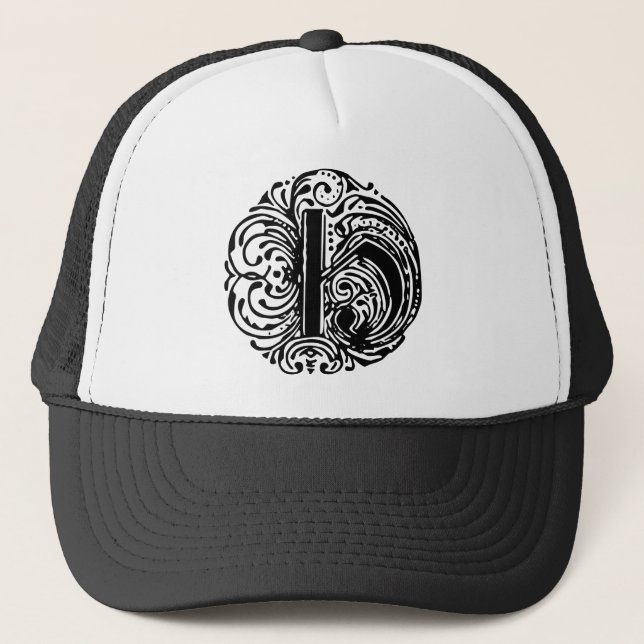 Monarchia Letter "H" Truckerkappe (Vorderseite)