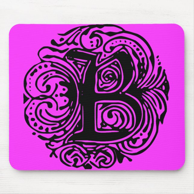Monarchia Schwarz "B" Mousepad (Vorne)