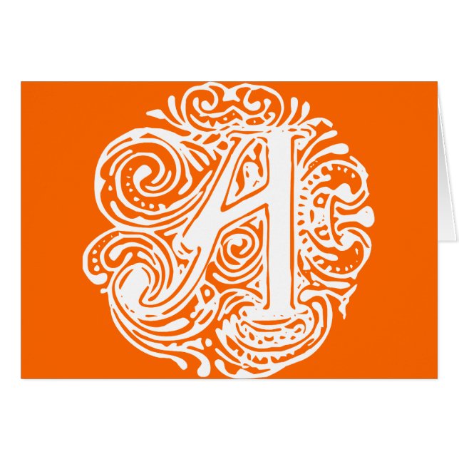 Monarchia White Letter "A" (Vorderseite (Horizontal))