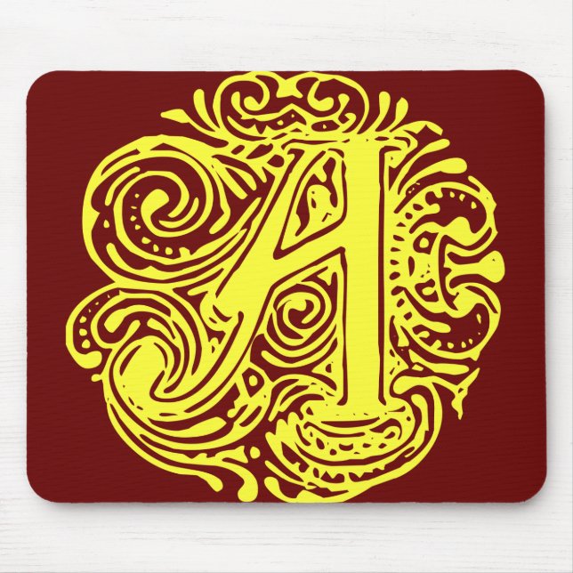 Monarchia Yellow "A" Mousepad (Vorne)