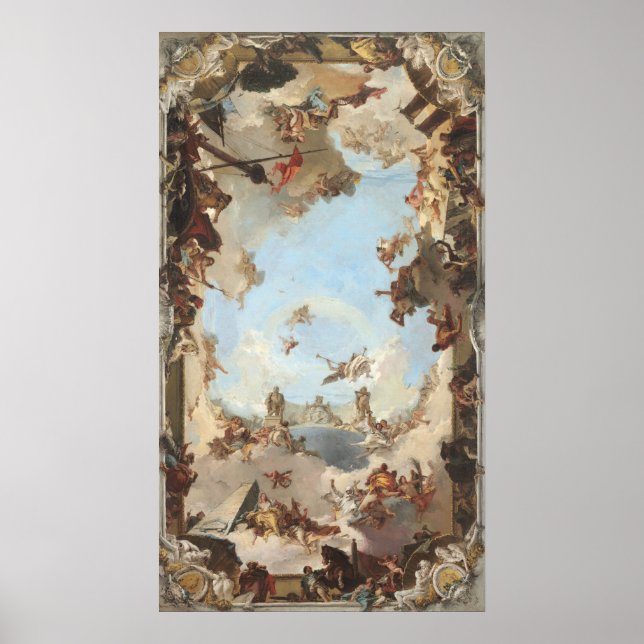 Monarchie espagnole, Poster d'Art fin Giovanni Tie (Devant)