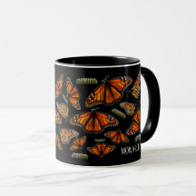 Monarchische Raupen Monarch Butterfly-Mama