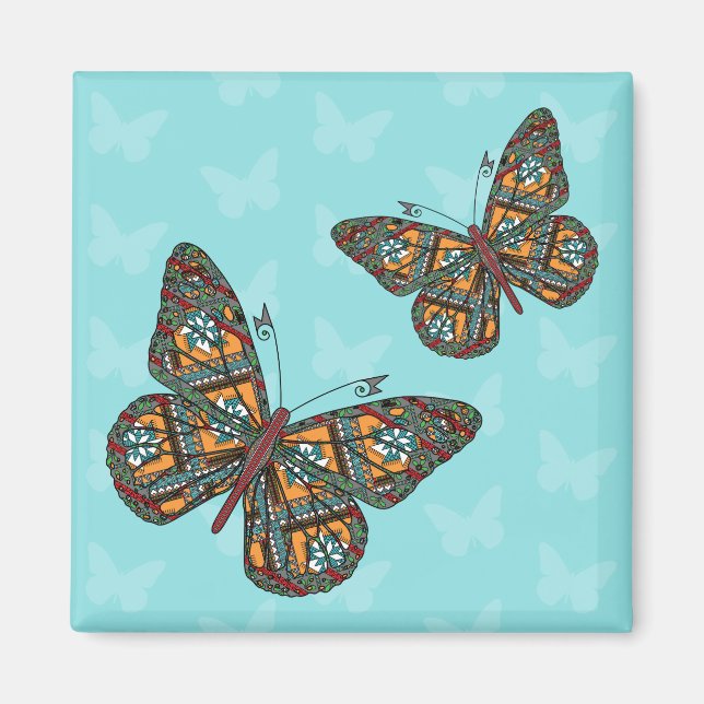 Monarchmagnet Magnet (Vorne)