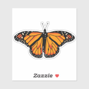 Monarchschmetterling Aufkleber