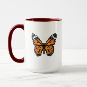 Monarchschmetterling aus Polygon Tasse