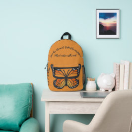 Monarchschmetterling Bedruckter Rucksack