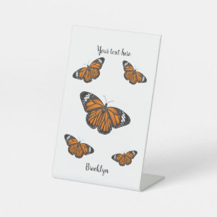 Monarchschmetterling-Cartoon Sockelschild