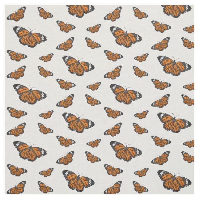 Monarchschmetterling-Cartoon Stoff (Muster)