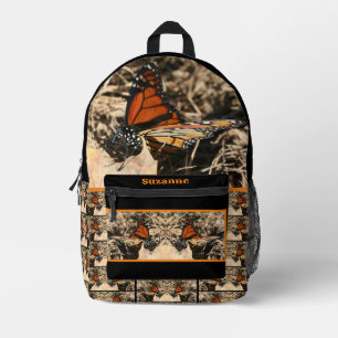 Monarchschmetterling, der die Natur Personalisiert Bedruckter Rucksack