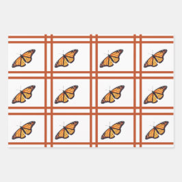 Monarchschmetterling Geschenkpapier Set