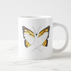 Monarchschmetterling in ASL Jumbo-Tasse