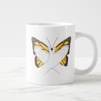 Monarchschmetterling in ASL Jumbo-Tasse