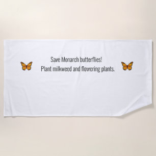 Monarchschmetterling Strandtuch