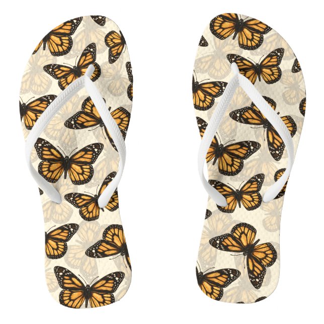 Monarchschmetterlinge Flip Flops (Fußbett)