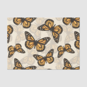 Monarchschmetterlinge Seidenpapier