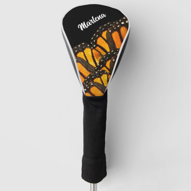 Monarchschmetterlingskunst Foto Art hinzufügen Golf Headcover (Vorderseite)