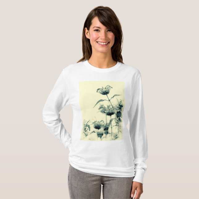 Monarda oder Bee Balm T-Shirt (Vorne ganz)