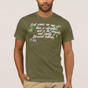 Monarque papillon cycle de vie T-shirt